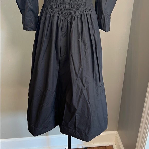 GANNI ruched ribbon-back dress Size: euro 40/us 8 - Picture 4 of 8